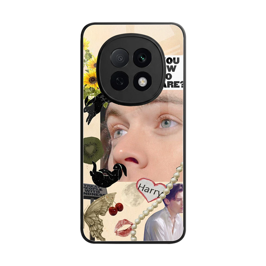 Harry Styles back phone cover | glass case for oppo f29 pro 5g