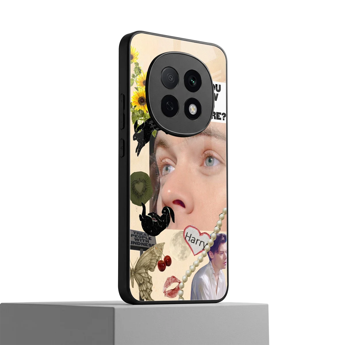 Harry Styles oppo f29 pro 5g mobile cover | shockproof glass phone case