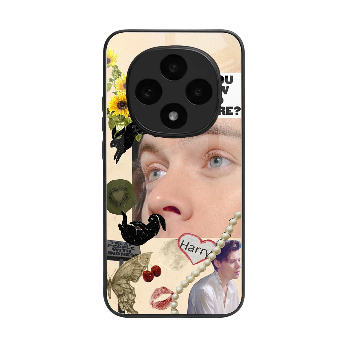 Harry Styles back phone cover | glass case for oppo f31 pro 5g
