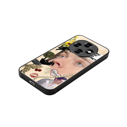 Harry Styles stylish phone case for oppo f31 pro 5g | glossy glass and slim fit