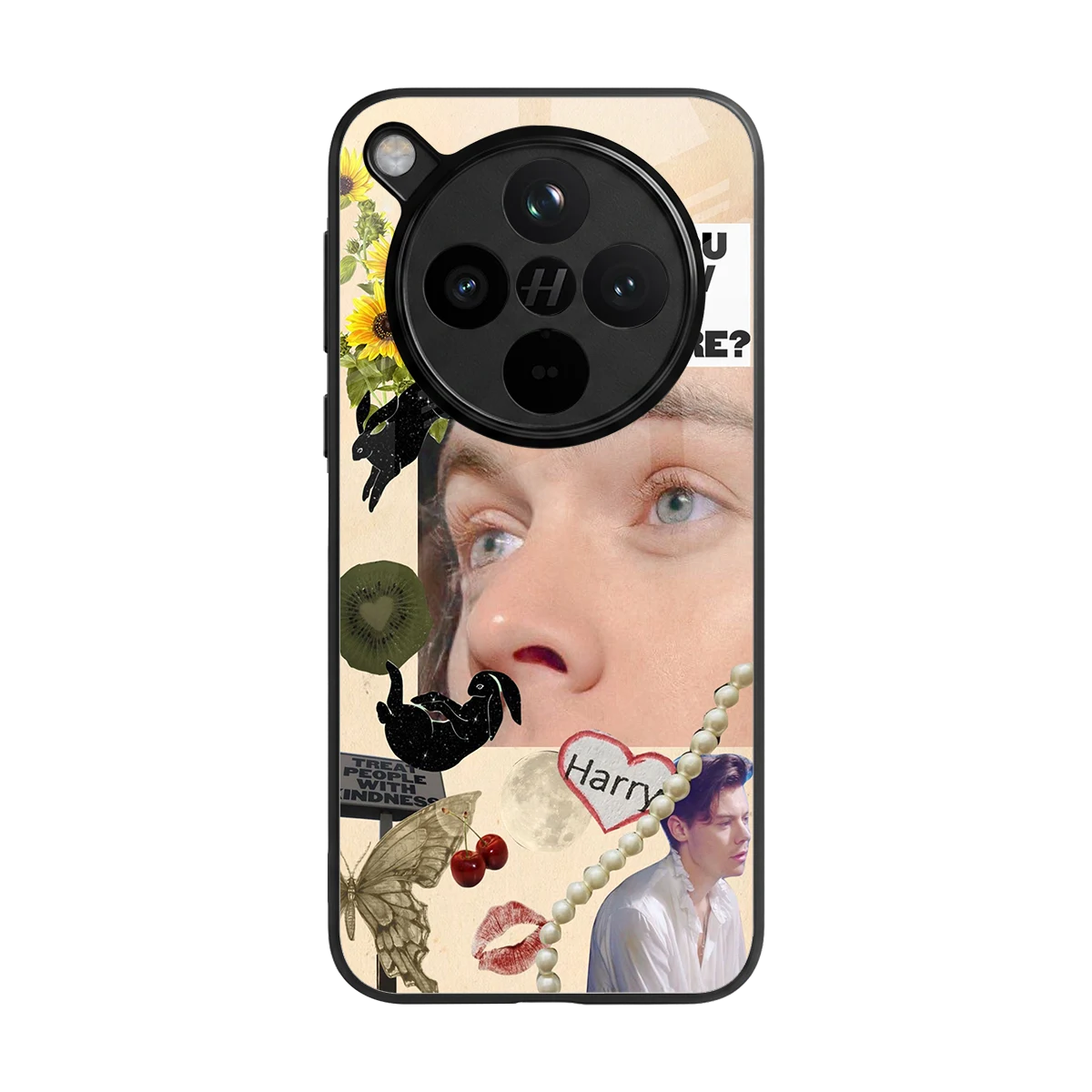 Harry Styles back phone cover | glass case for oppo find x8
