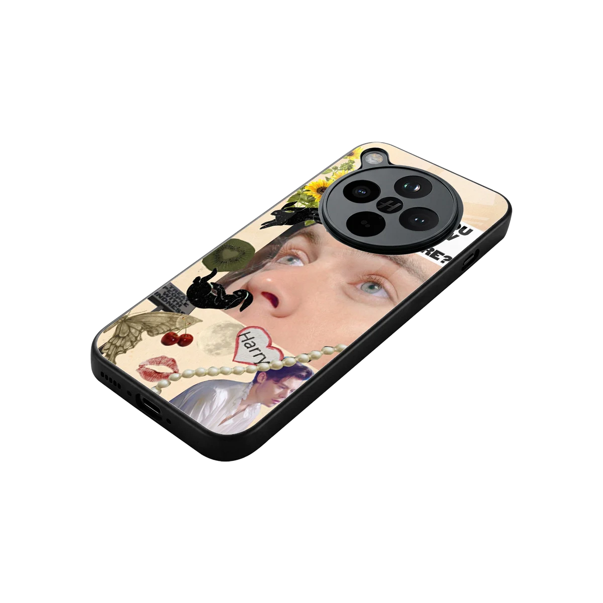 Harry Styles stylish phone case for oppo find x8 | glossy glass and slim fit