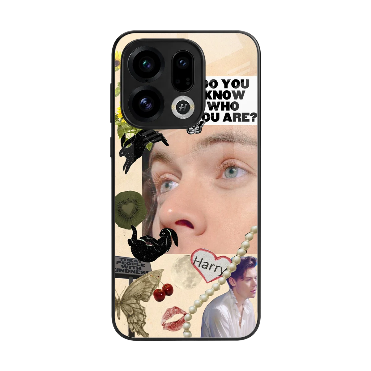Harry Styles back phone cover | glass case for oppo find x9