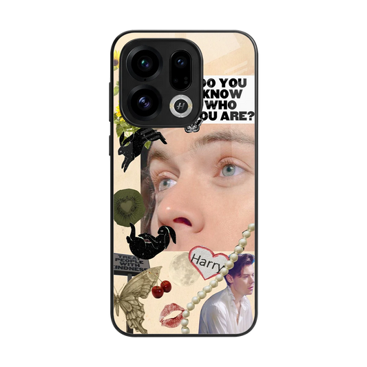 Harry Styles back phone cover | glass case for oppo find x9
