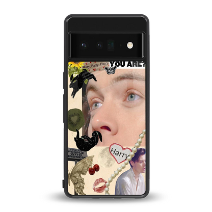 Harry Styles back phone cover | glass case for google pixel 6 pro