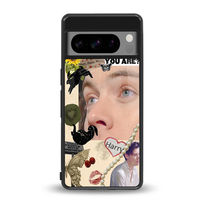 Harry Styles back phone cover | glass case for google pixel 8 pro