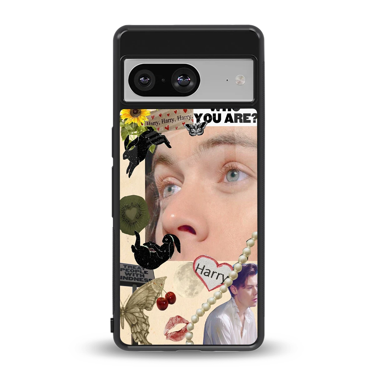 Harry Styles back phone cover | glass case for google pixel 8