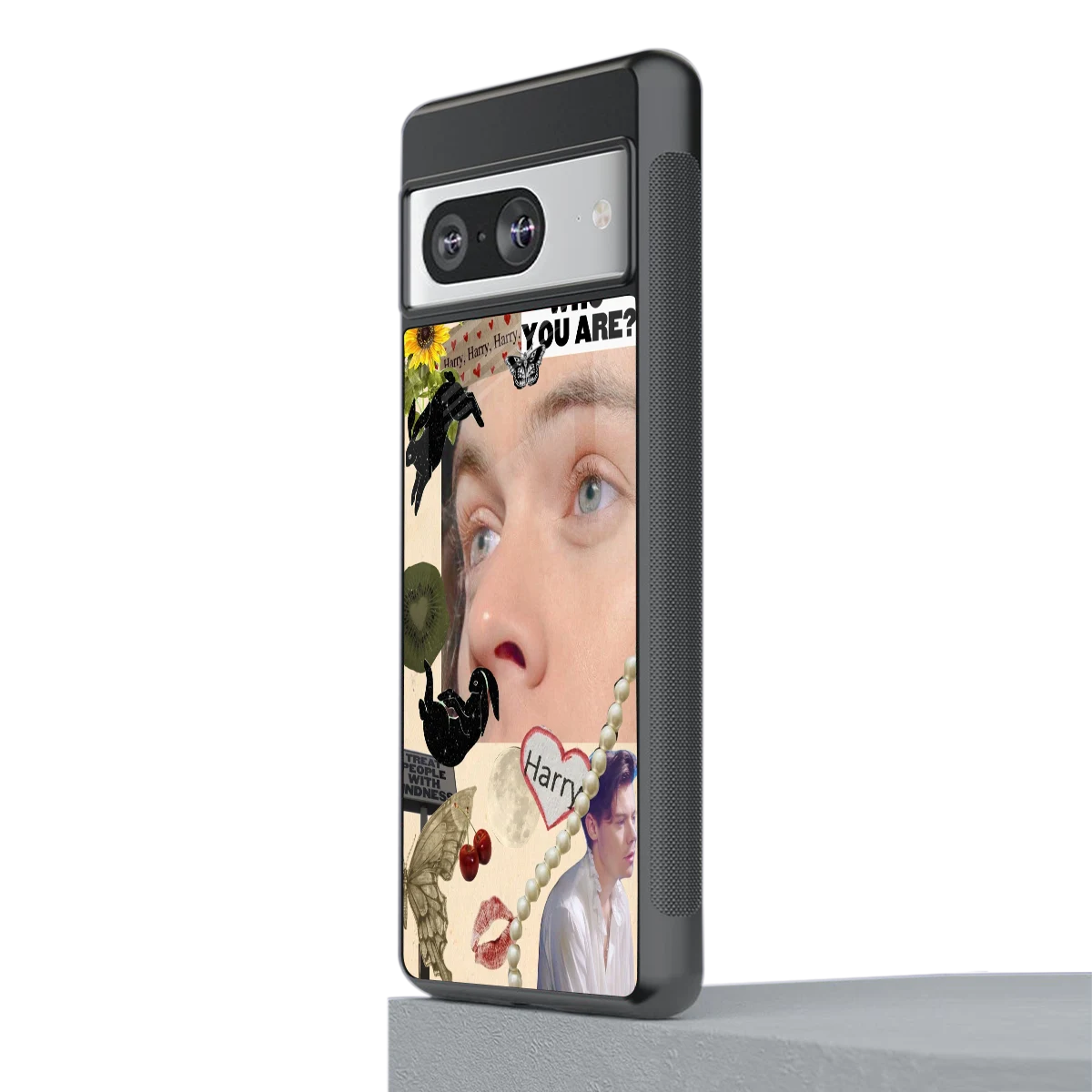 Harry Styles stylish phone case for google pixel 8 | glossy glass and slim fit