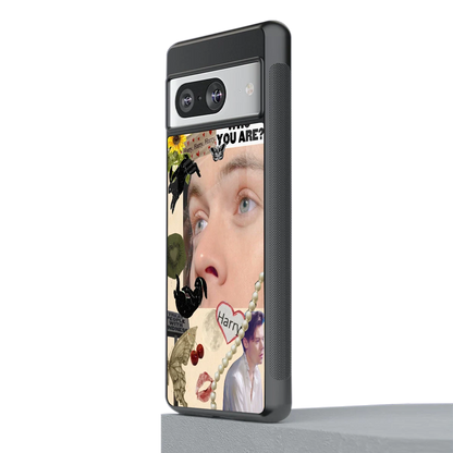Harry Styles stylish phone case for google pixel 8 | glossy glass and slim fit