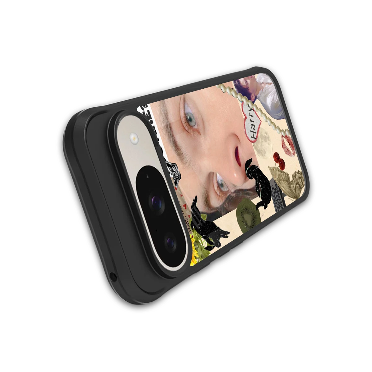 Harry Styles stylish phone case for google pixel 9 | glossy glass and slim fit