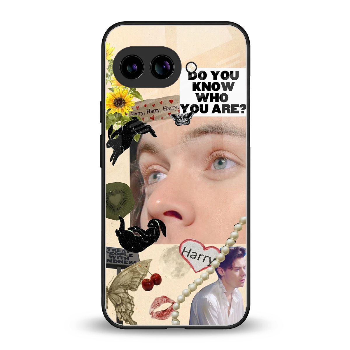 Harry Styles back phone cover | glass case for google pixel 10a