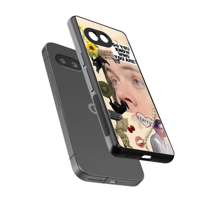 Harry Styles sleek google pixel 10a cover with tempered glass back and TPU edges