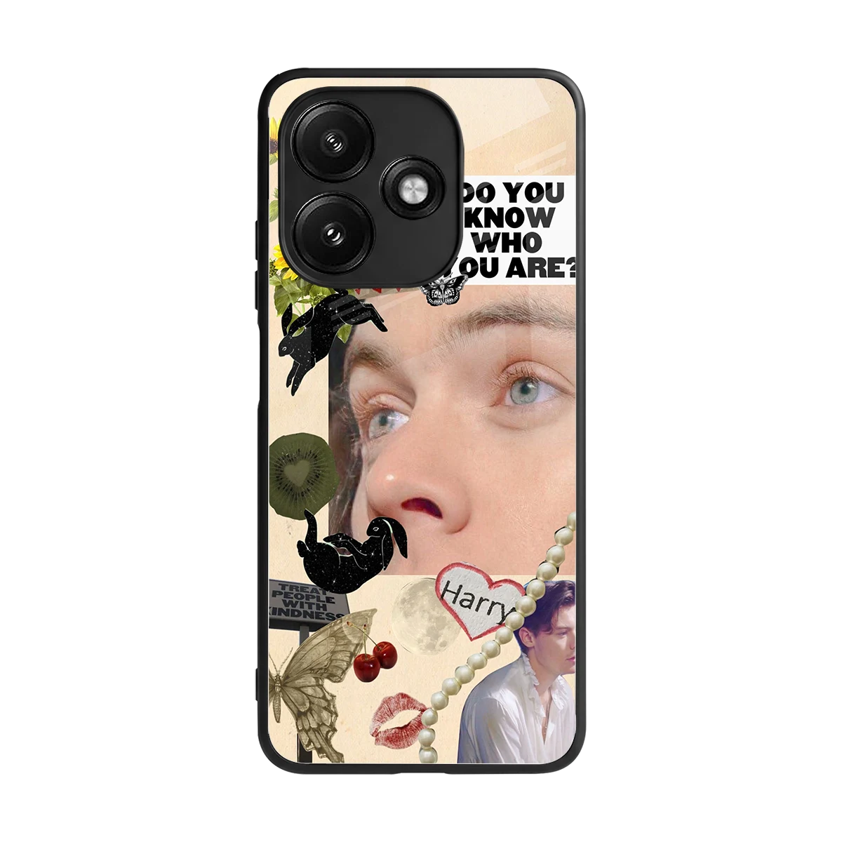 Harry Styles back phone cover | glass case for redmi 12 5g