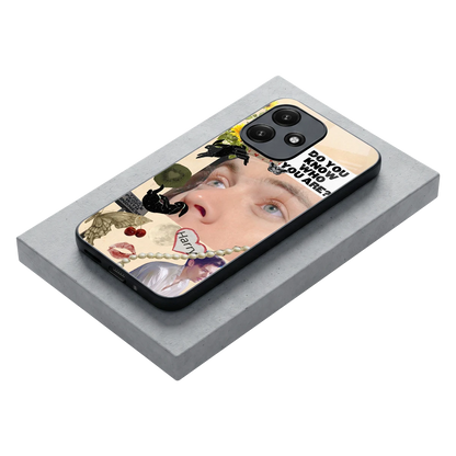Harry Styles stylish phone case for redmi 12 5g | glossy glass and slim fit