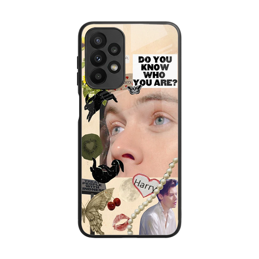 Harry Styles back phone cover | glass case for samsung galaxy a23