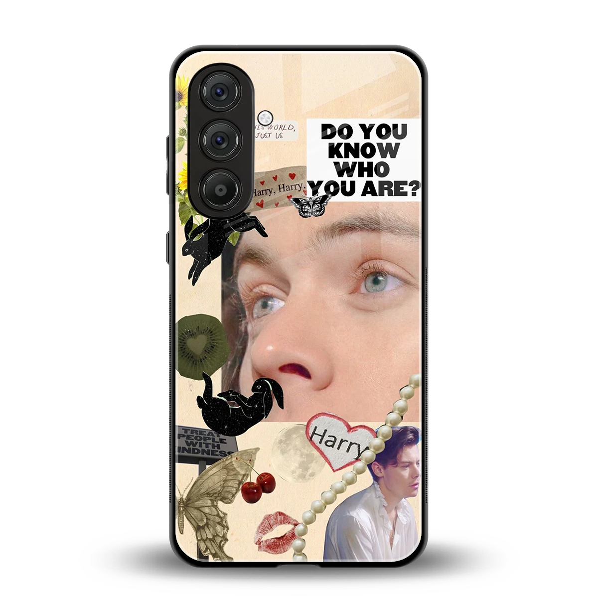 Harry Styles back phone cover | glass case for samsung galaxy a14 5g