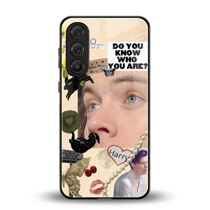 Harry Styles back phone cover | glass case for samsung galaxy a36 5g
