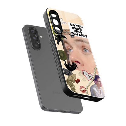 Harry Styles sleek samsung galaxy a17 5g cover with tempered glass back and TPU edges
