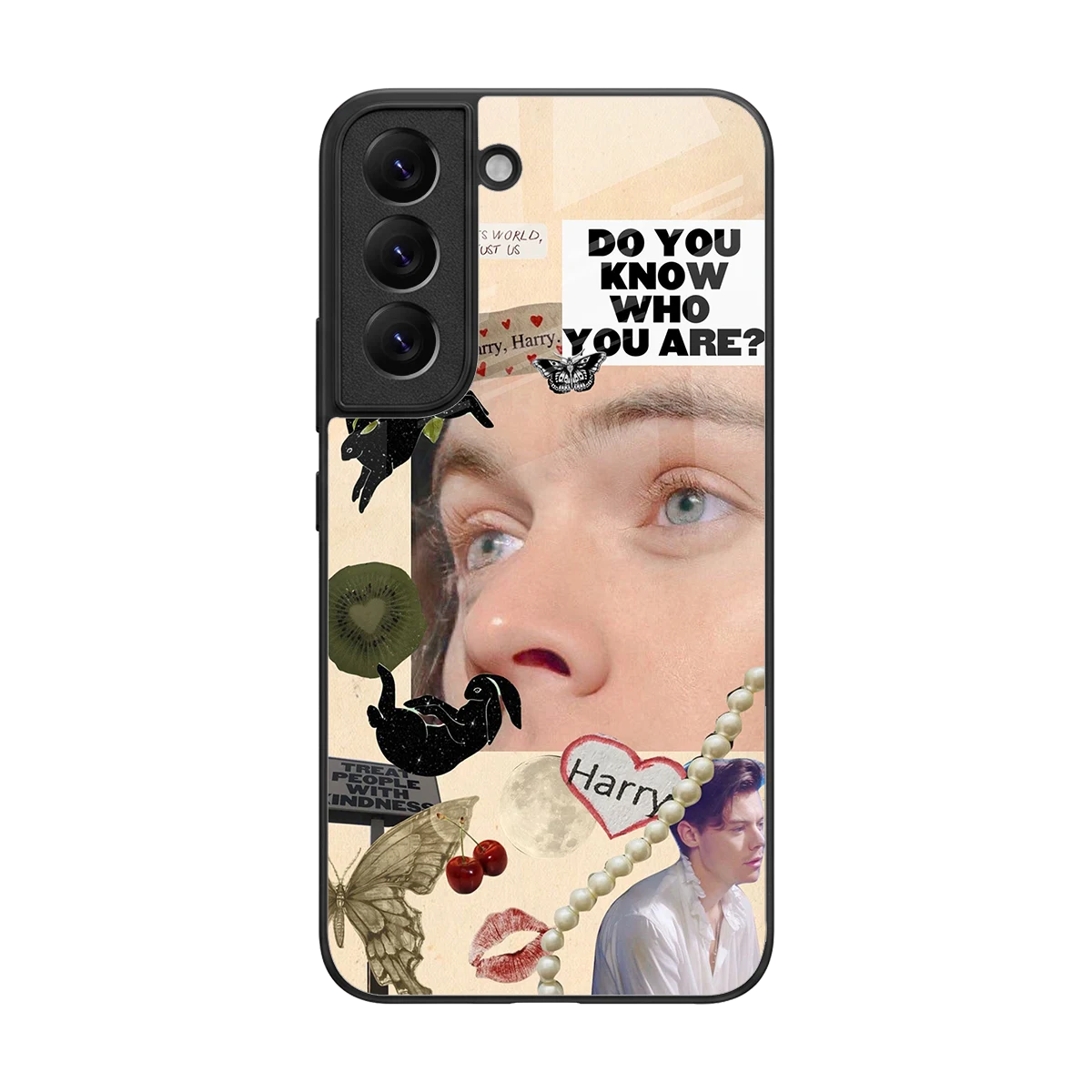 Harry Styles back phone cover | glass case for samsung galaxy s22
