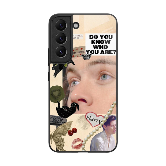 Harry Styles back phone cover | glass case for samsung galaxy s22