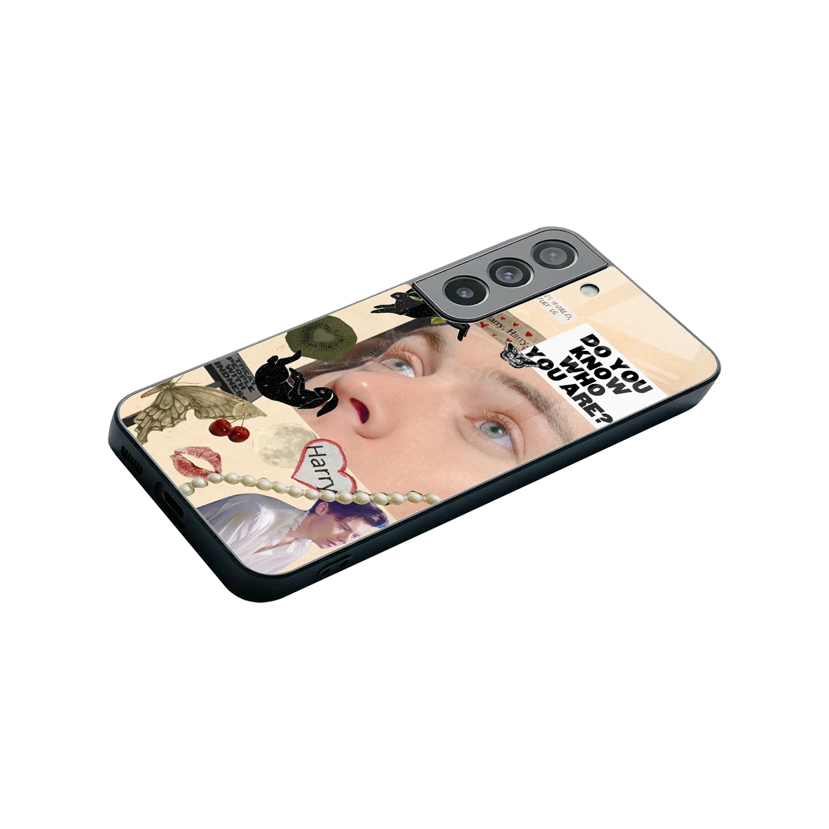 Harry Styles stylish phone case for samsung galaxy s22 | glossy glass and slim fit