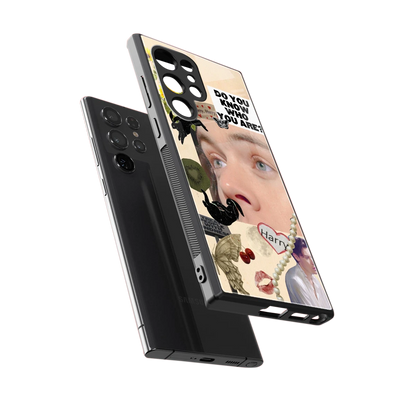 Harry Styles sleek samsung galaxy s23 ultra cover with tempered glass back and TPU edges