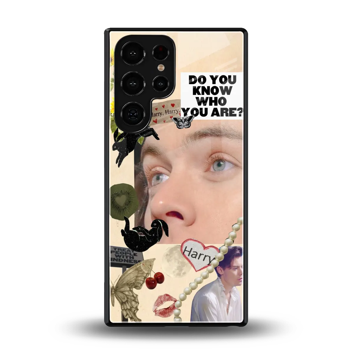 Harry Styles back phone cover | glass case for samsung galaxy s25 ultra