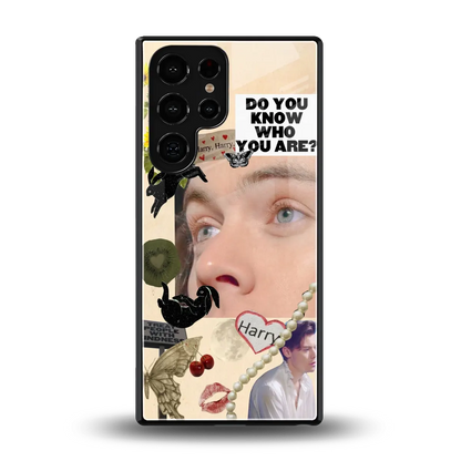 Harry Styles back phone cover | glass case for samsung galaxy s25 ultra