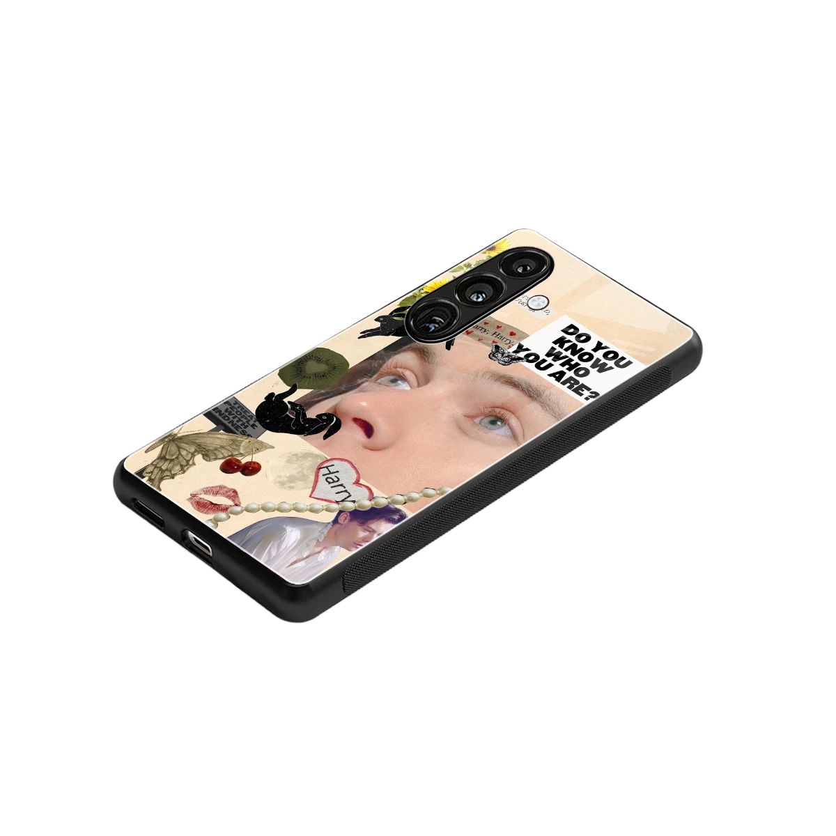 Harry Styles stylish phone case for samsung galaxy s24 | glossy glass and slim fit