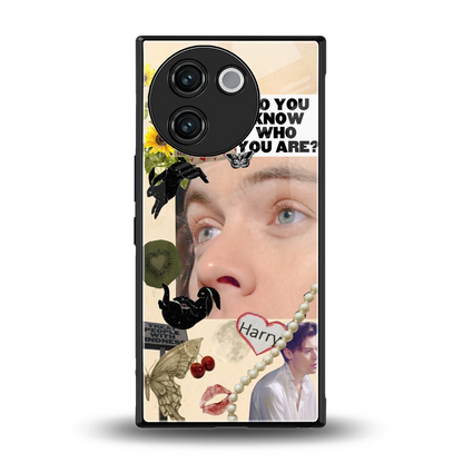 Harry Styles back phone cover | glass case for vivo v30e