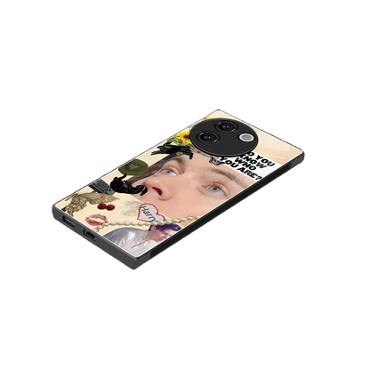 Harry Styles stylish phone case for vivo v30e | glossy glass and slim fit
