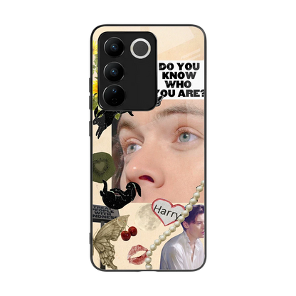 Harry Styles back phone cover | glass case for vivo v27 5g