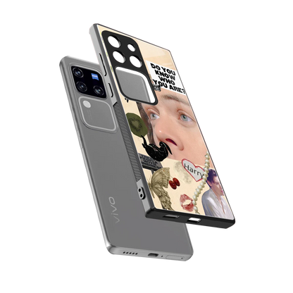 Harry Styles sleekvivo v30 pro cover with tempered glass back and TPU edges