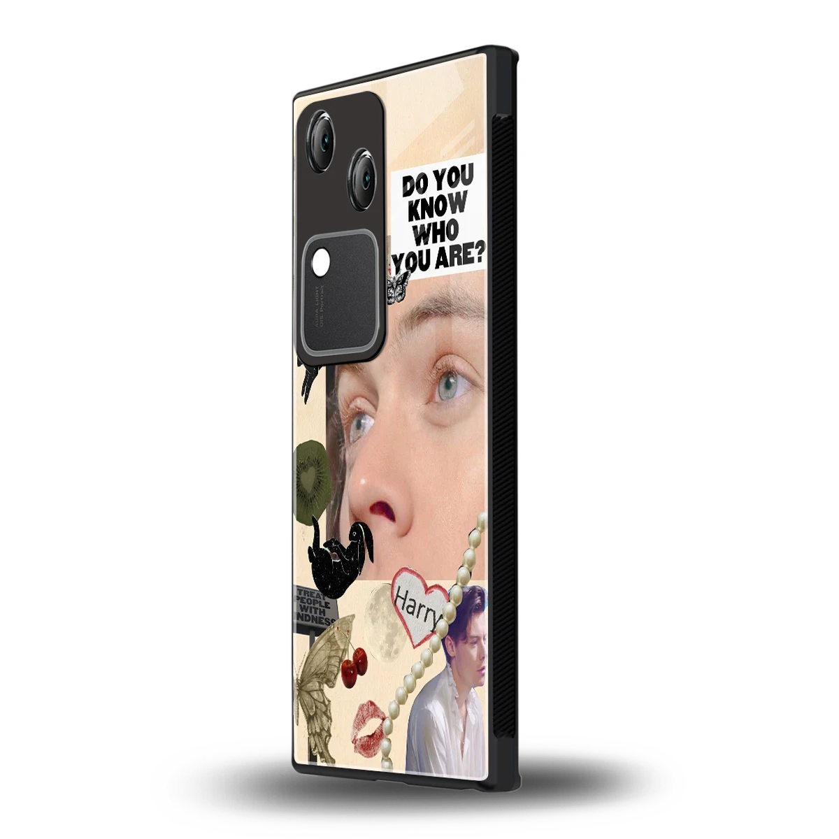 Harry Styles vivo v30 mobile cover | shockproof glass phone case