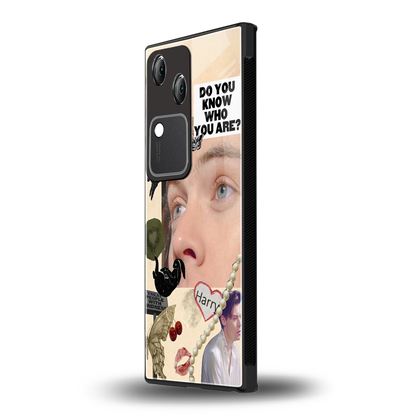 Harry Styles vivo v30 mobile cover | shockproof glass phone case
