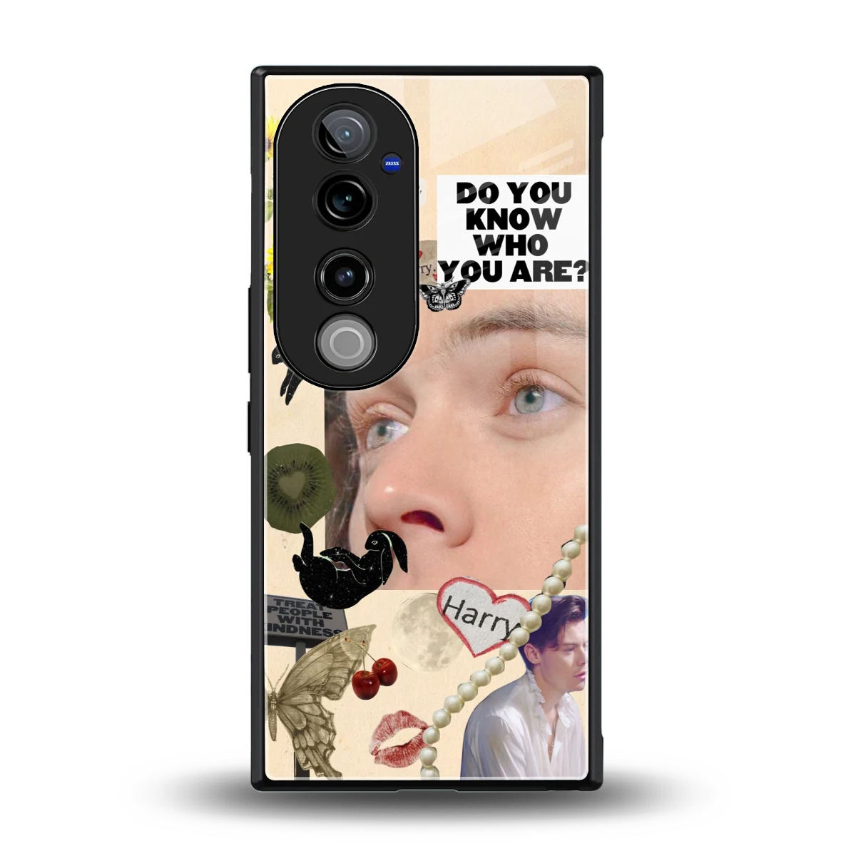 Harry Styles back phone cover | glass case for vivo v40 pro