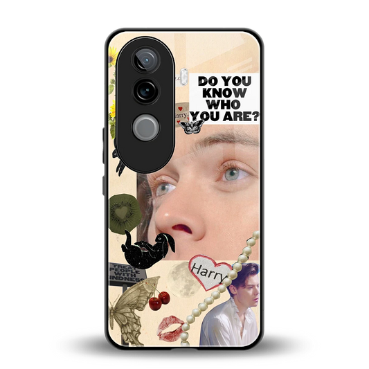 Harry Styles back phone cover | glass case for vivo v40e