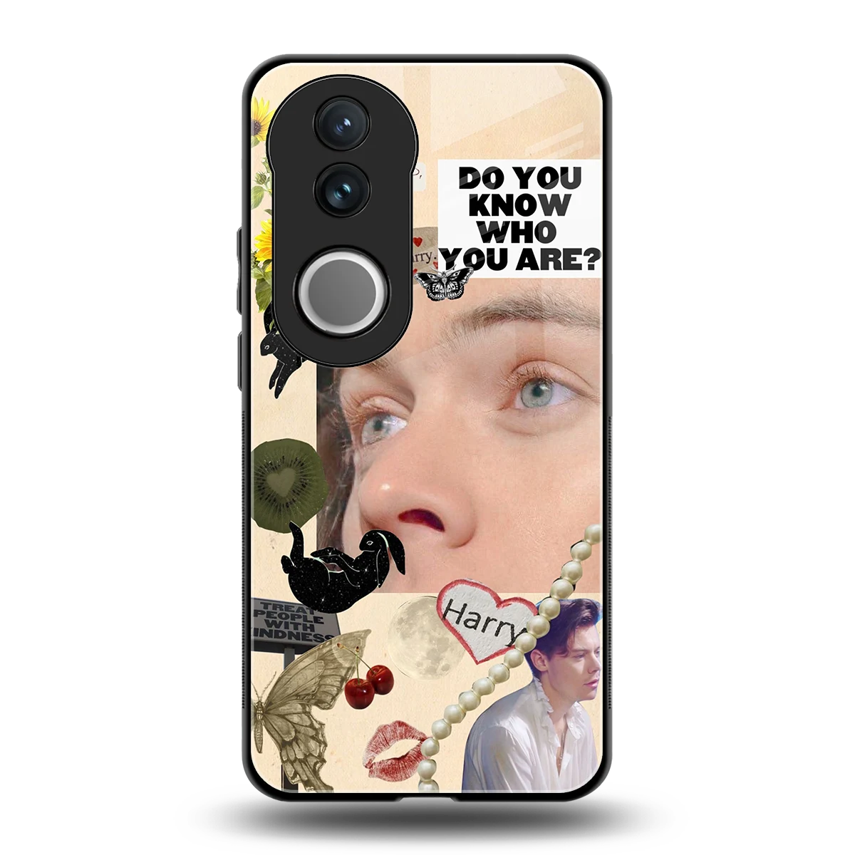 Harry Styles back phone cover | glass case for vivo v50