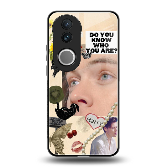 Harry Styles back phone cover | glass case for vivo v50