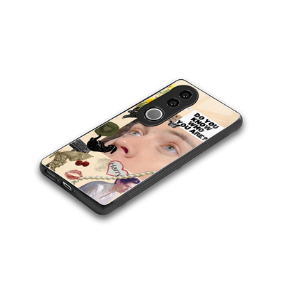 Harry Styles stylish phone case for vivo v50 | glossy glass and slim fit