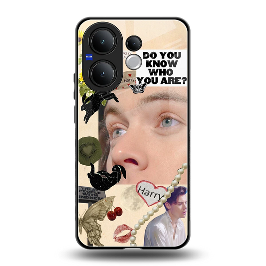Harry Styles back phone cover | glass case for vivo v60