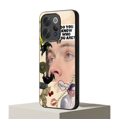 Harry Styles vivo v70 mobile cover | shockproof glass phone case