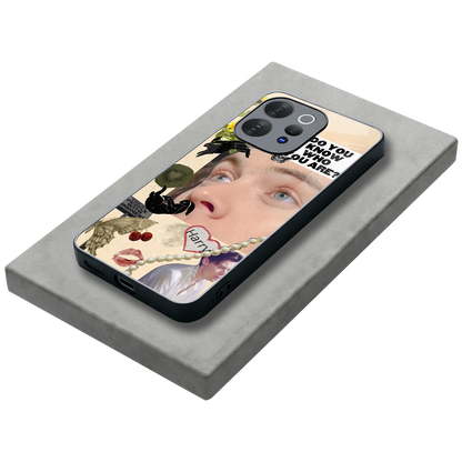 Harry Styles stylish phone case for vivo v70 | glossy glass and slim fit