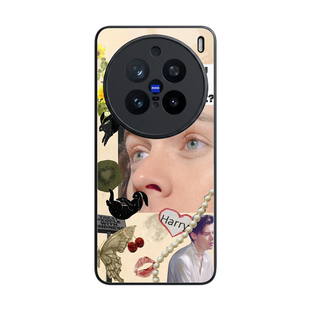 Harry Styles back phone cover | glass case for vivo x200 pro