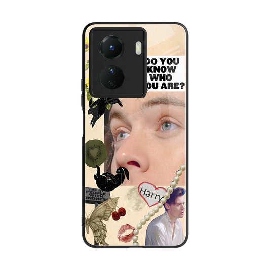 Harry Styles back phone cover | glass case for vivo y16
