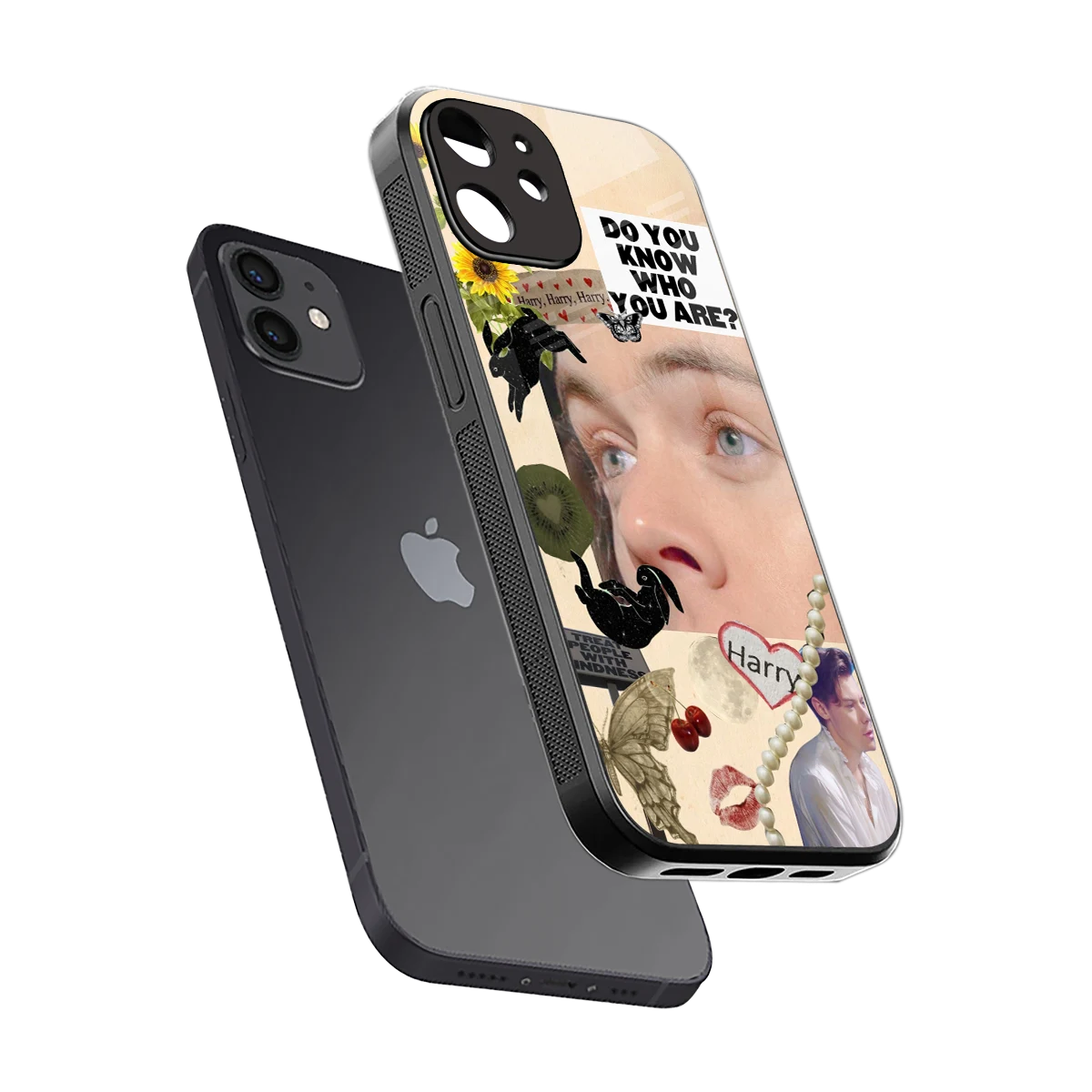 Harry Styles sleek iphone 11 cover with tempered glass back and TPU edges