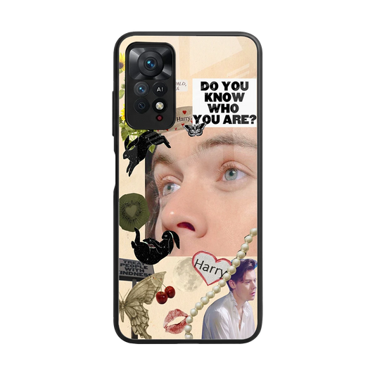 Harry Styles back phone cover | glass case for redmi note 11 pro