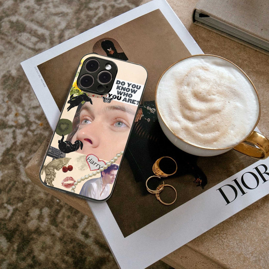 Harry Styles Phone Case for Iphone 15 Pro | Glass Case