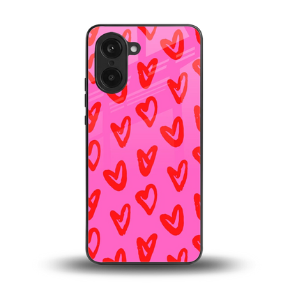 Heart Bloom back phone cover | glass case for oneplus nord ce5 5g