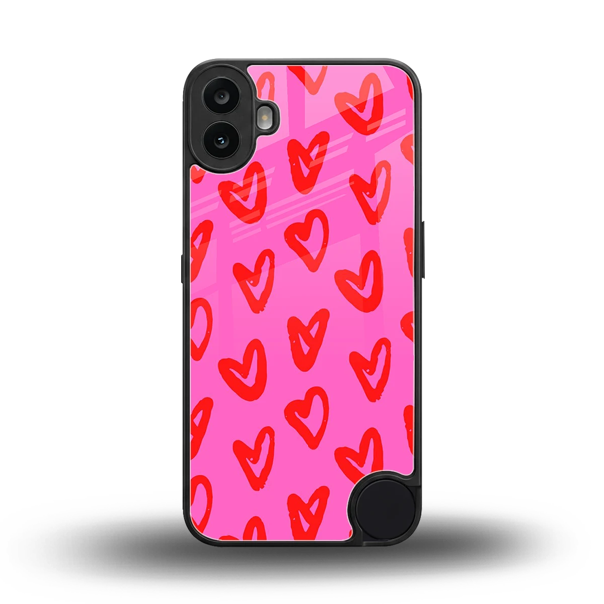 Heart Bloom back phone cover | glass case for cmf nothing phone 1